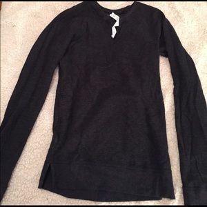 Reversible Lululemon charcoal grey sweatshirt